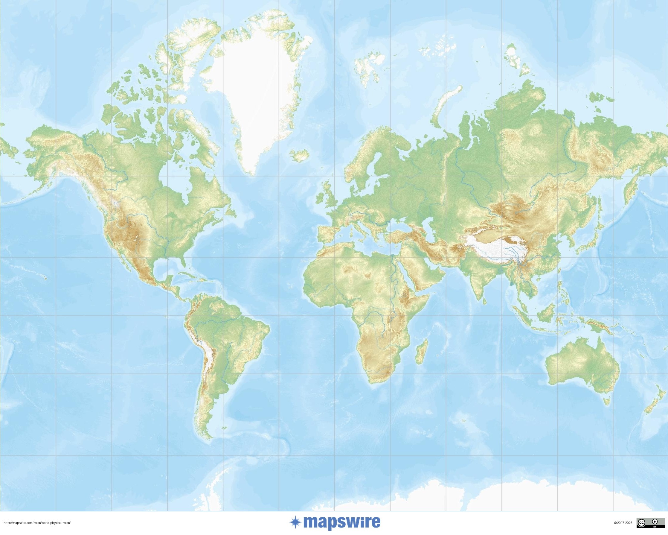 world map